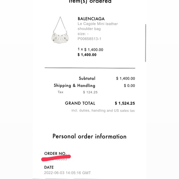 Balenciaga white LE CAGOLE MINI BAG WITH CHAIN CROCODILE EMBOSSED - Picture 7 of 7